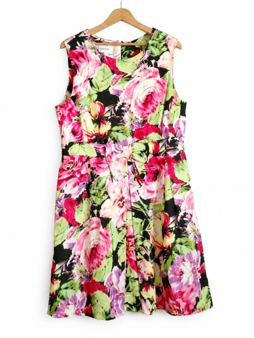 Helene Berman London Floral Bow A-Line Sz 12